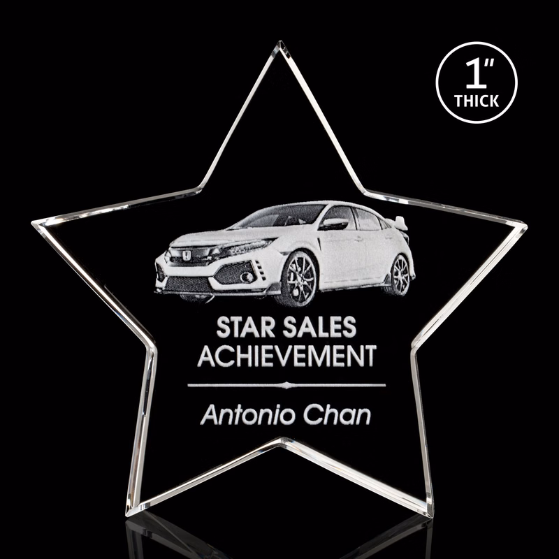 Standing Star Award 3D