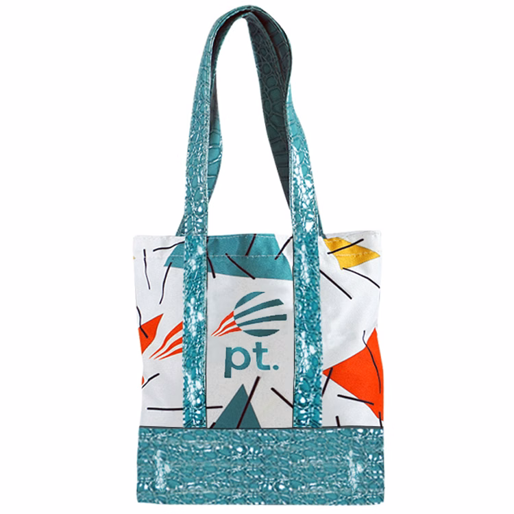 Small Flat Luxury Tote (10.5"H x 10.5"W)