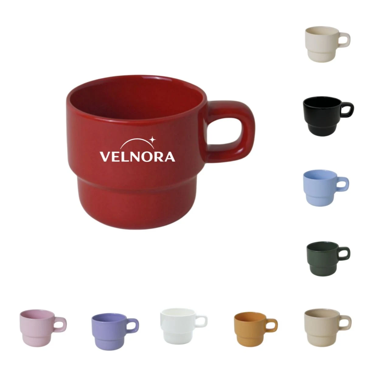 Stackable Ceramic Coffee Mug - OCEAN 1