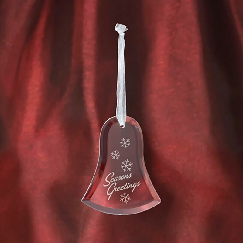 Bell Shape Glass Ornament