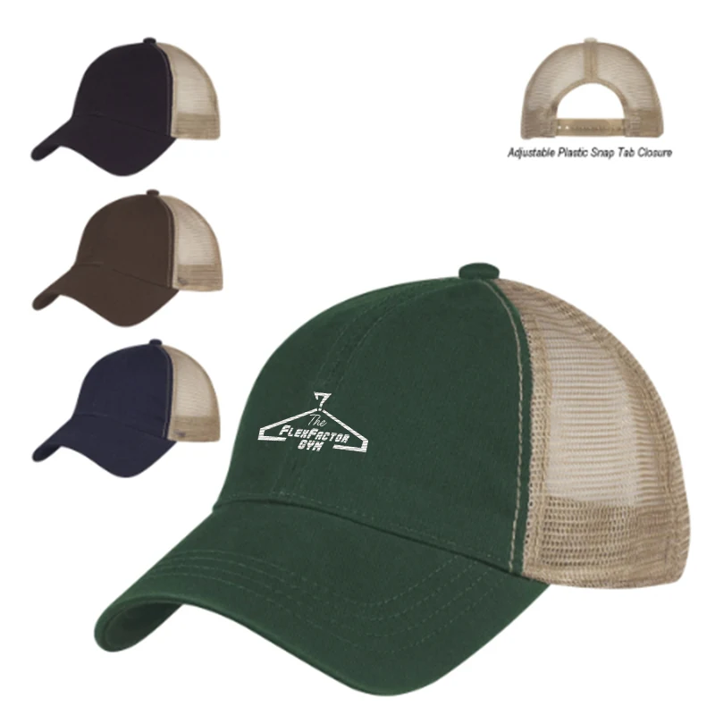 Cap with a Mesh Back Texture 1