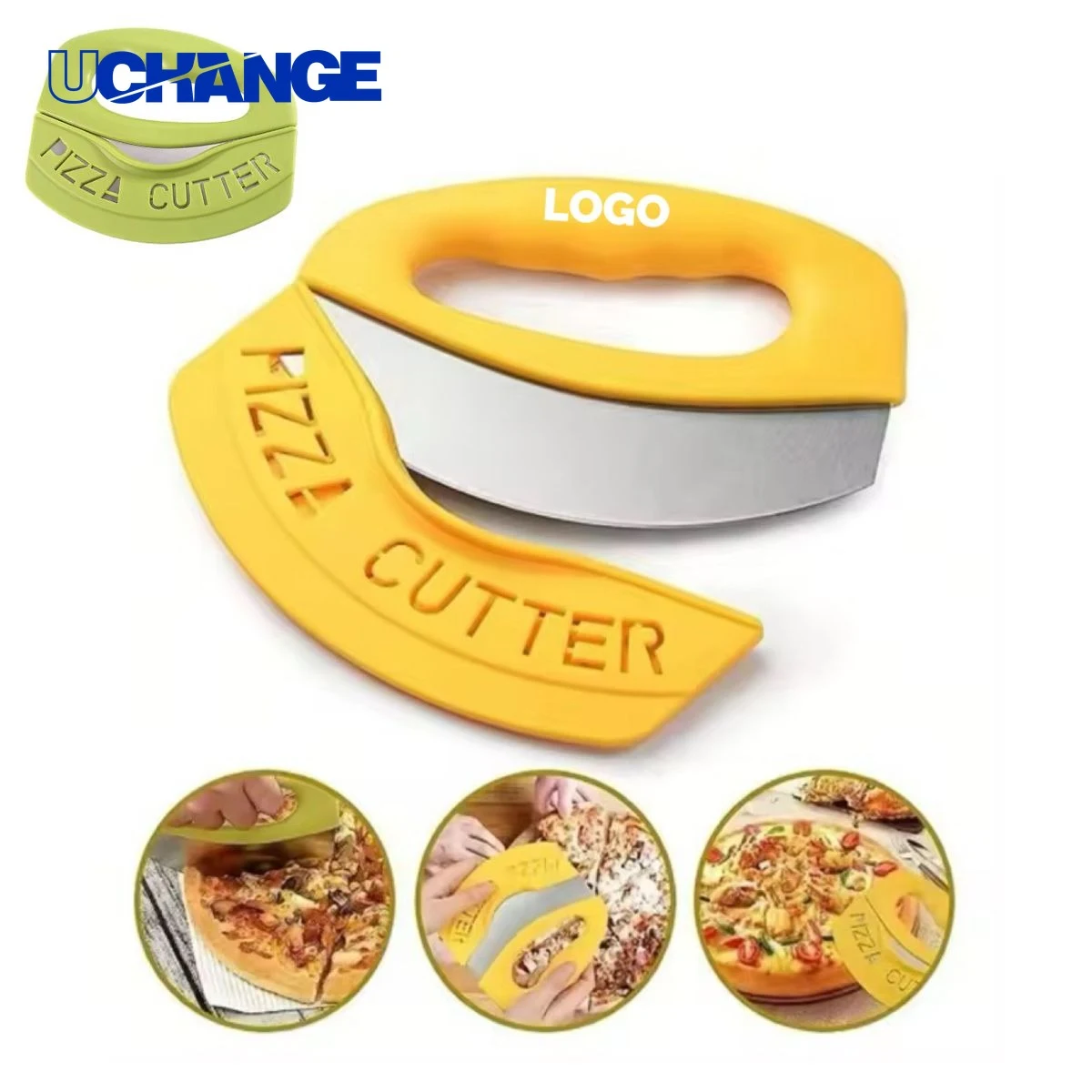Pizza Slicer Cutter with Protective Cover 1