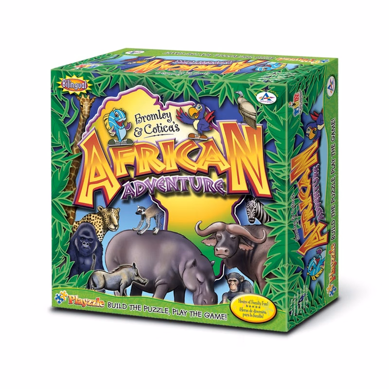 African Adventure Playzzle - Bilingual Ages 3+