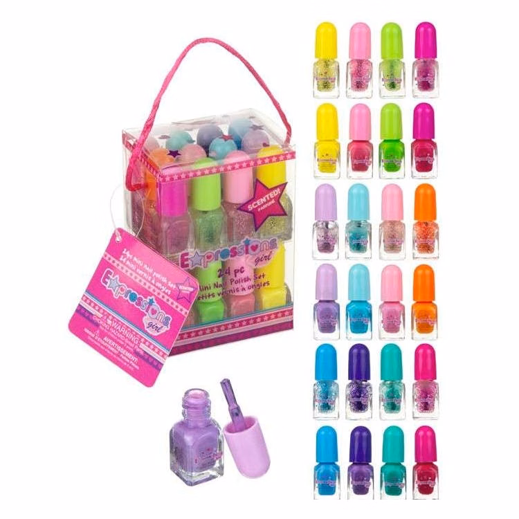 Mini Scented Nail Polish Sets - 24 Pieces