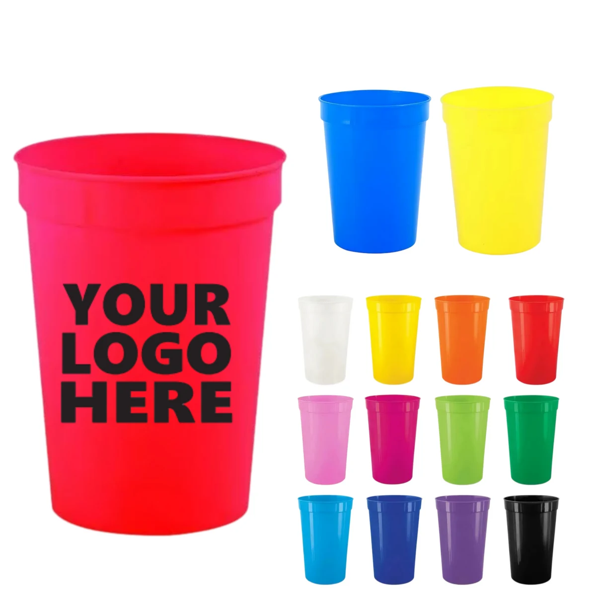 12oz Plastic Sports-Event Stadium Cup 1