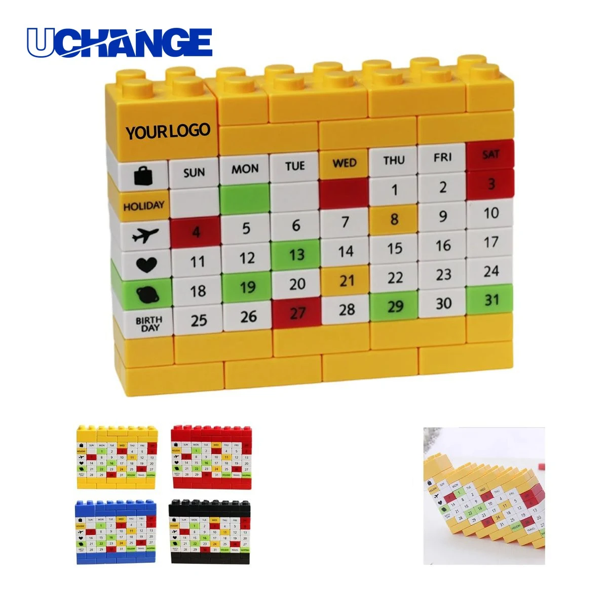 Eco Friendly ABS Calendar Desk Organizer for Daily Scheduling 1