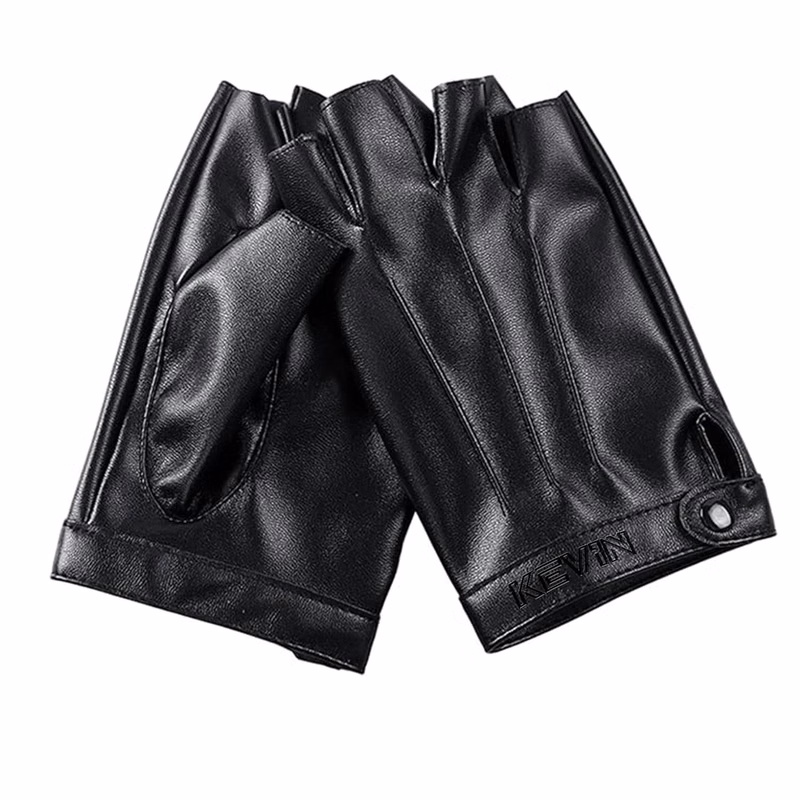 Artificial Leather Half-Finger Gloves
