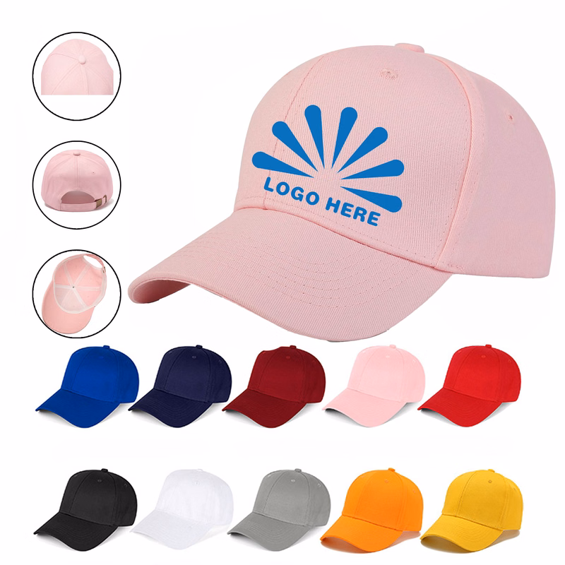 100% Cotton Sports Breathable Baseball Cap MOQ 20