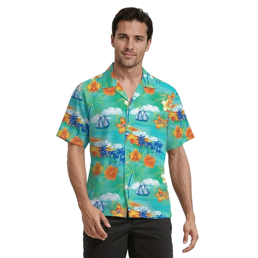 Tropic Print Camp Shirt 1