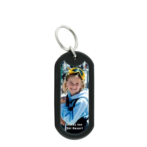 Photo Dog Tag Keytag 1