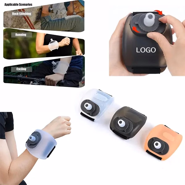 7-Ounce Wrist Water Bottle with Twist Cap and Spout