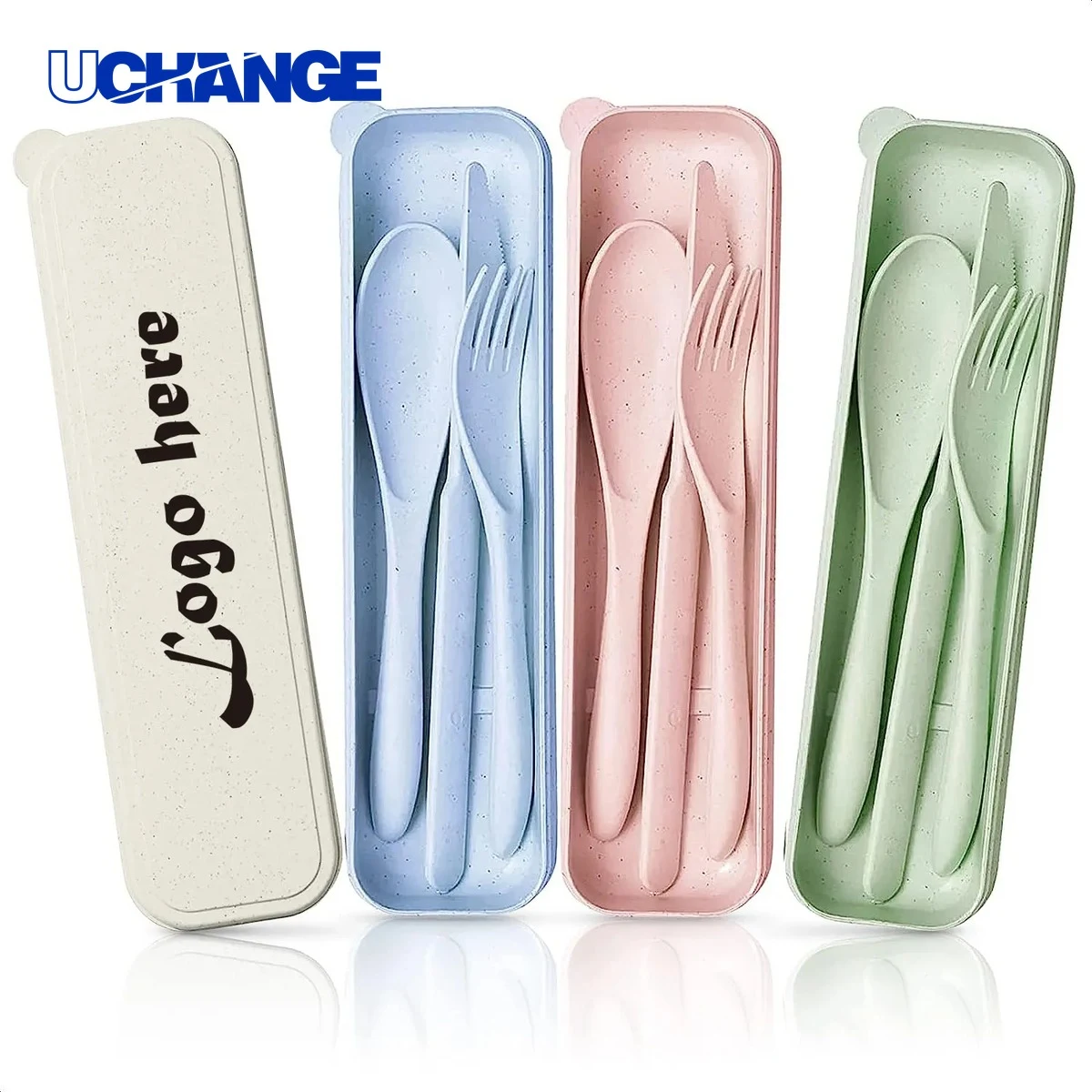 Eco-Friendly Wheat Straw Cutlery Set Tableware 1