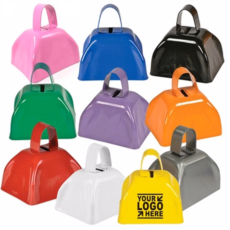 3-Inch Classic Handheld Small Cowbell Noisemaker