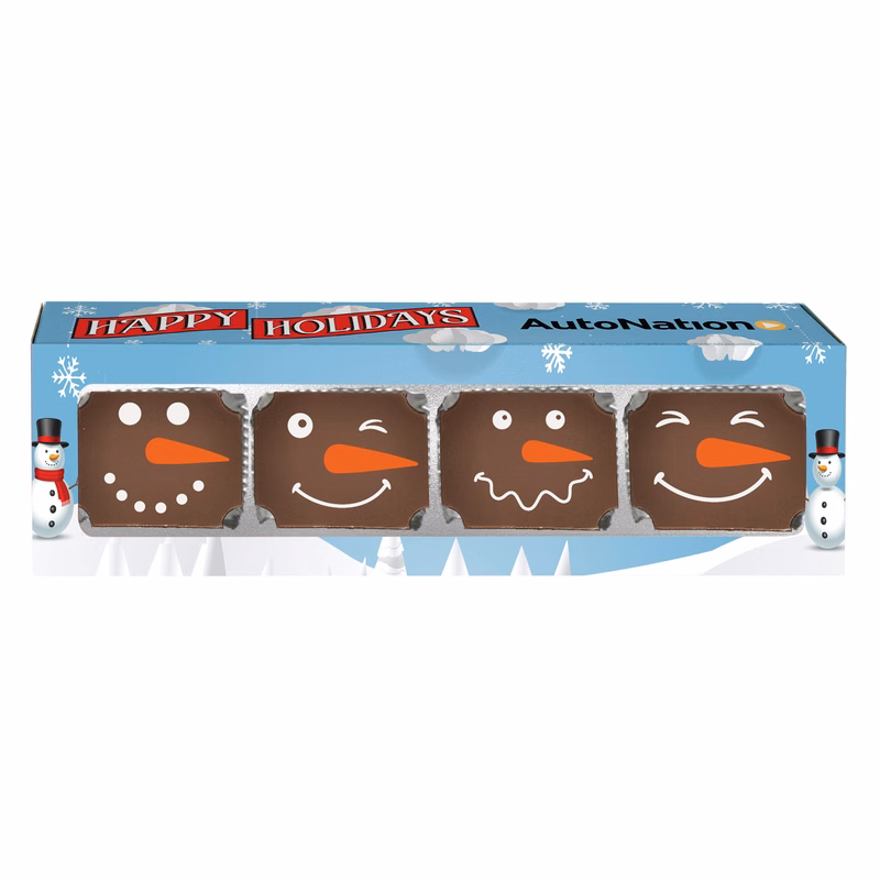 Holiday Snowman Chocolate Slider Box