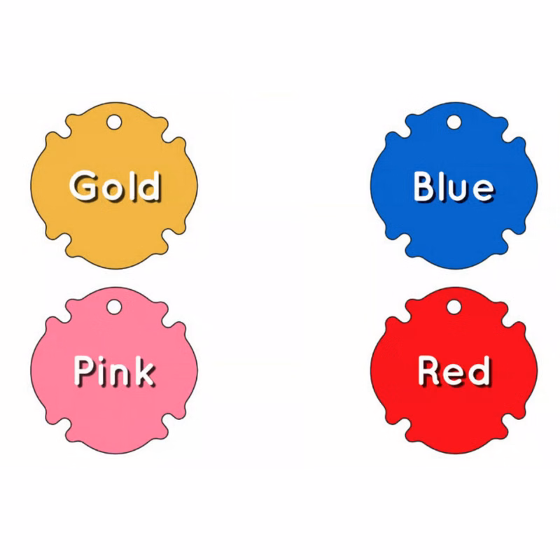 Fire Maltese Aluminum Tag - 100% MADE IN THE USA