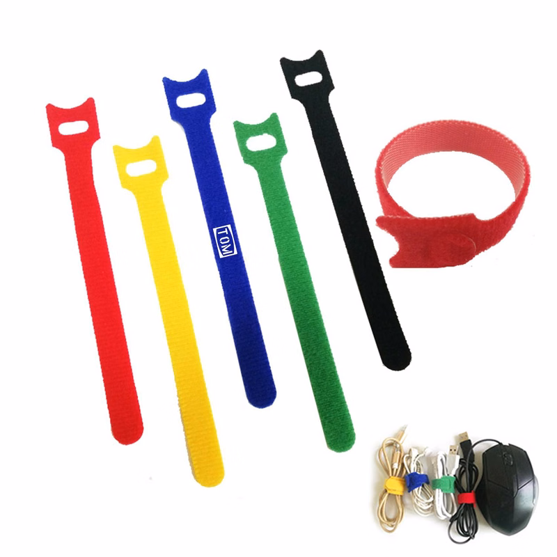 Headphone Charging Data Cable Organization Velcro Strap