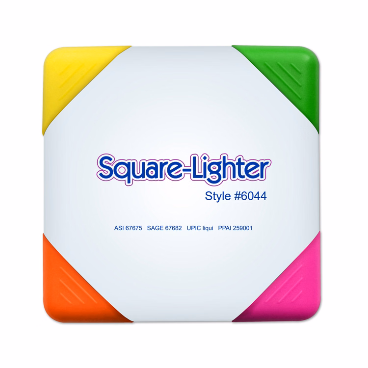 Square Lighter 4 Color Square Shaped Highlighter. 4 highlighters in 1