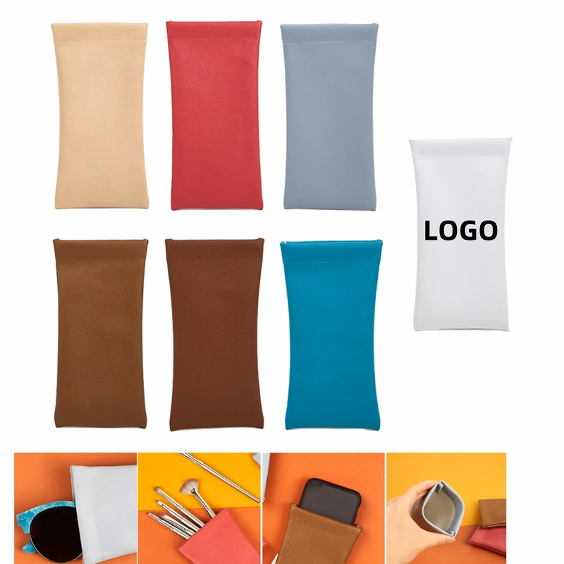Auto Opening/Closing Solid Color Storage Pouch