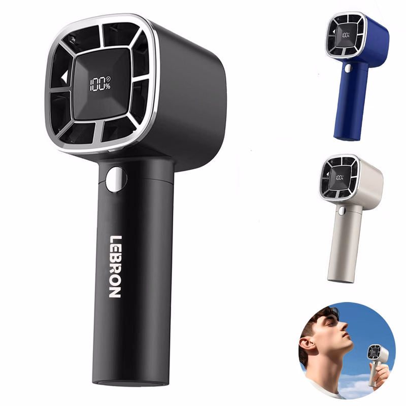 Portable Handheld Digital Display Fan