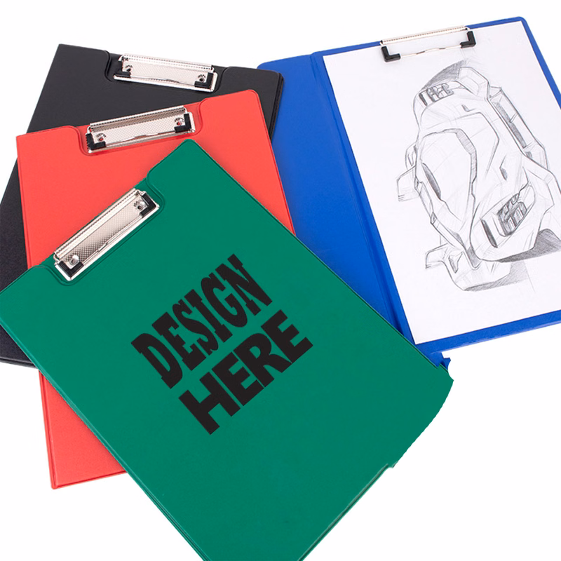 Frosted PVC Clipboard With Metal Clip