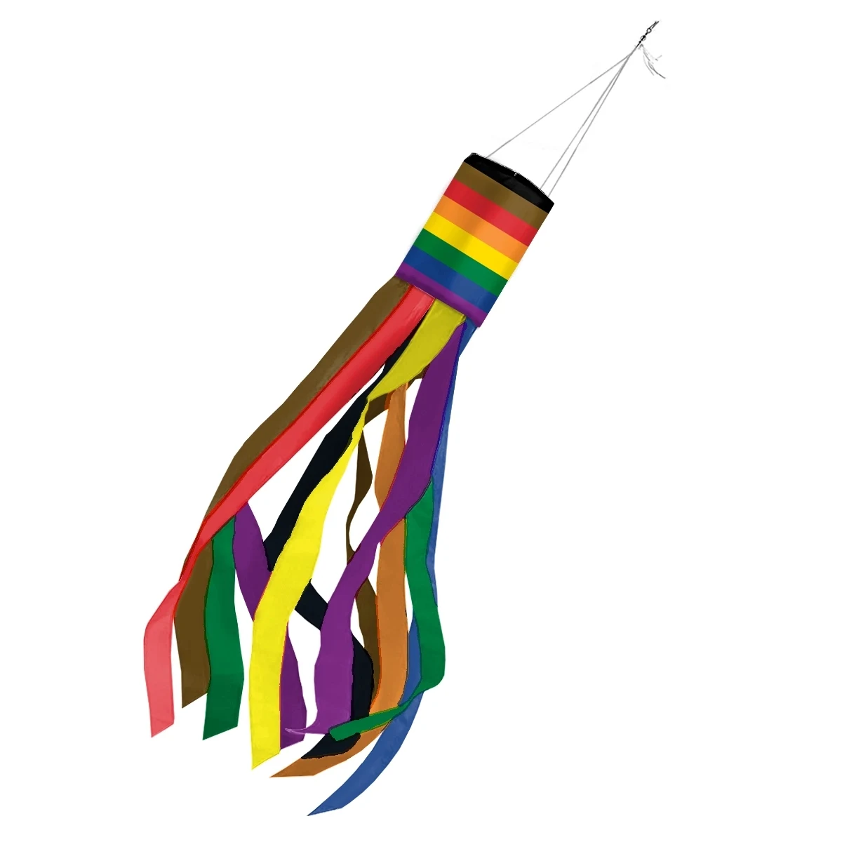 1ply Nylon People of Color Pride Windsock 1