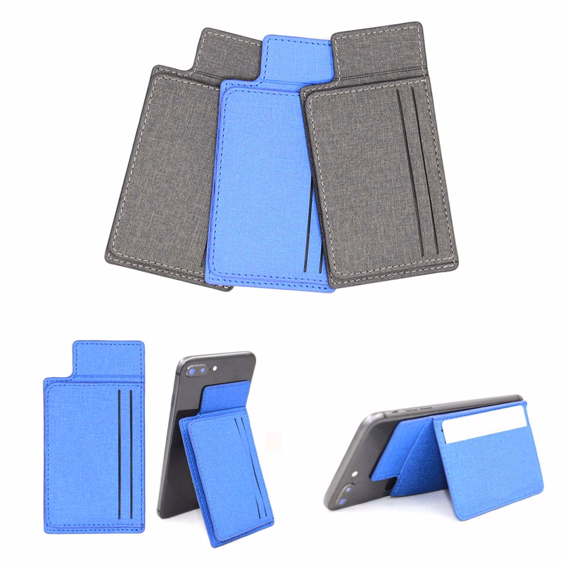 PU Leather Phone Wallet With Stand