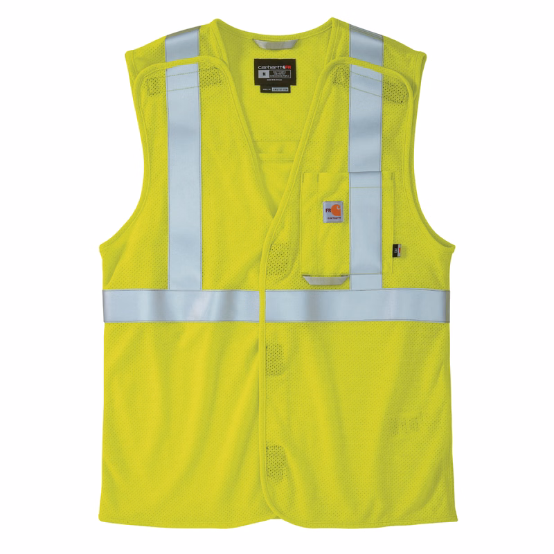 Carhartt Mens FR High-Visibility Mesh Class 2 Vest