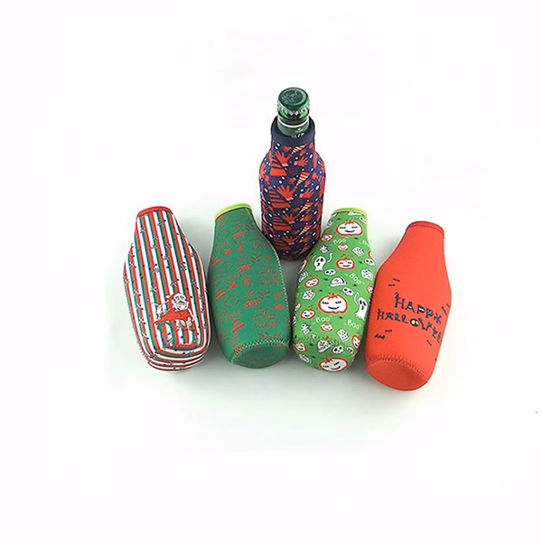 Neoprene Zippered Bottle Sleeve
