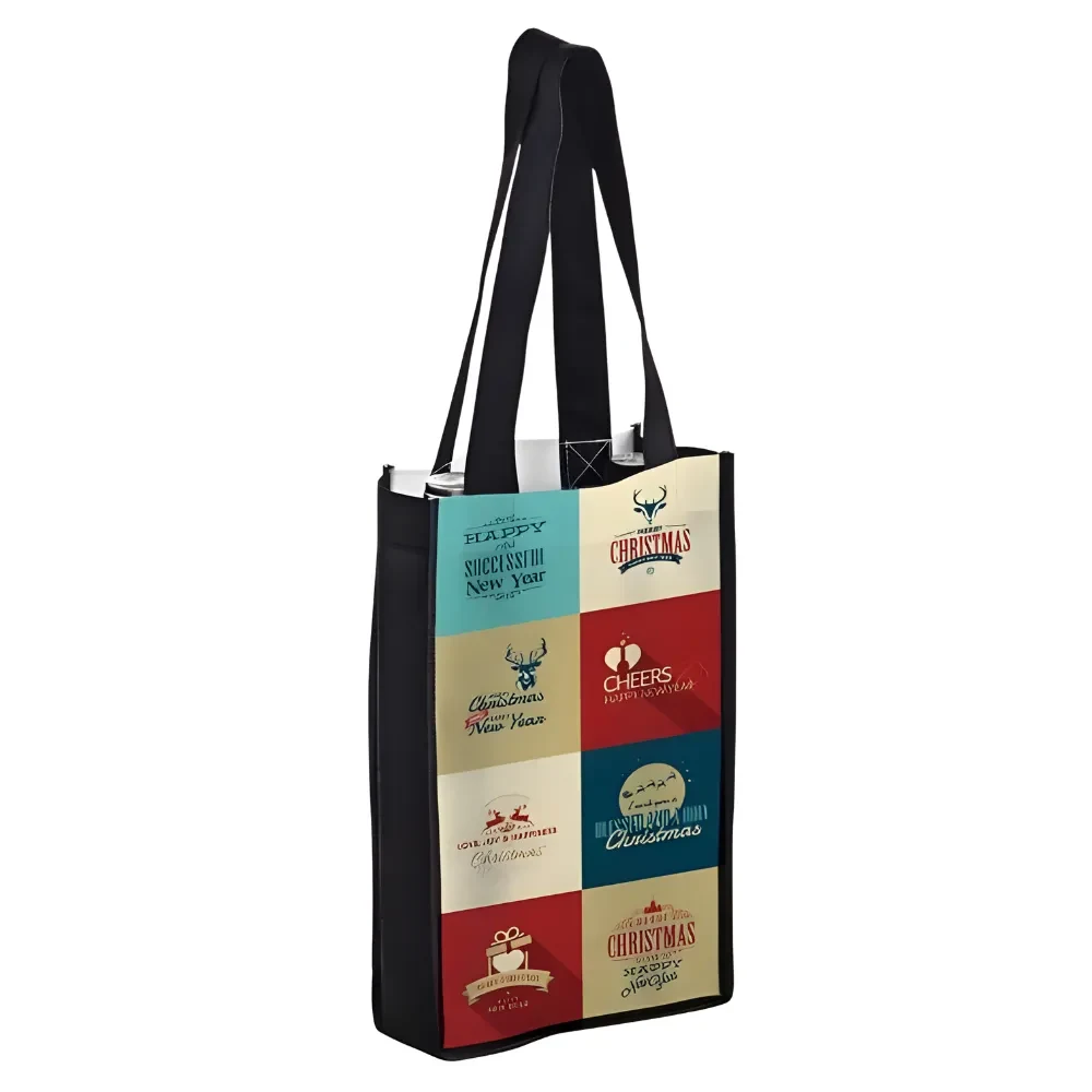 Non-Woven 2-Bottle Wine Bag 1