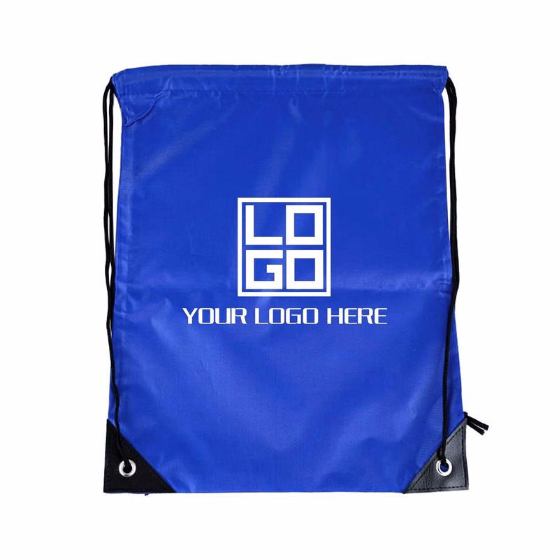 Custom 210D Polyester Drawstring Backpack Cinch Bag