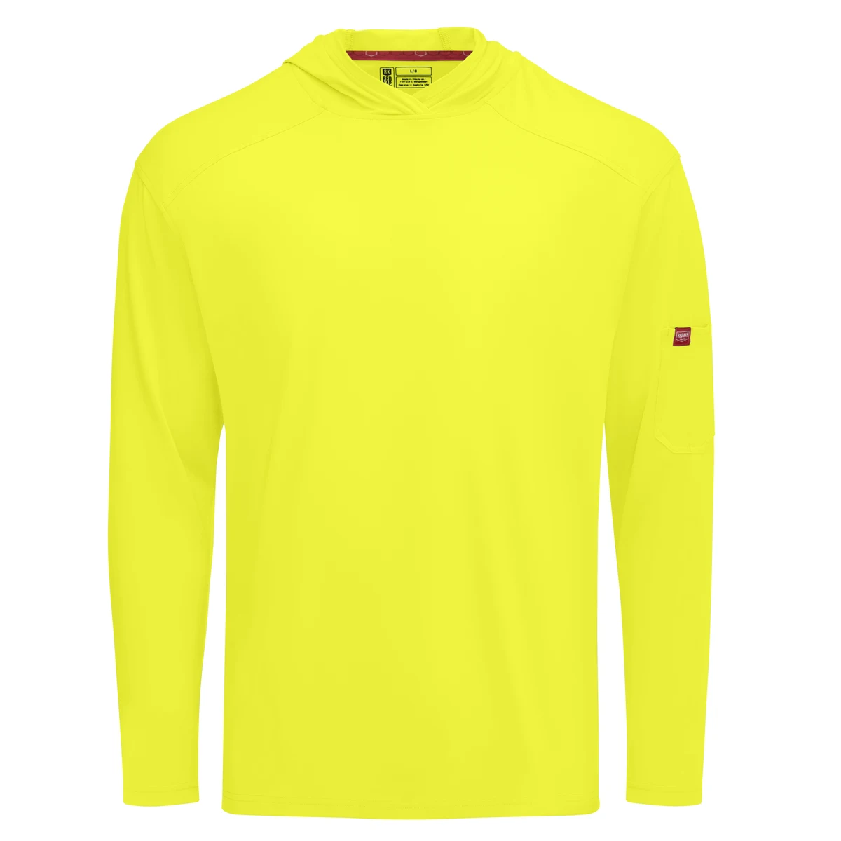Red Kap® Men's Enhanced Visibility Sun Protection Pullover Hoodie, custom hoodie or sweatshirt with logo imprint 1