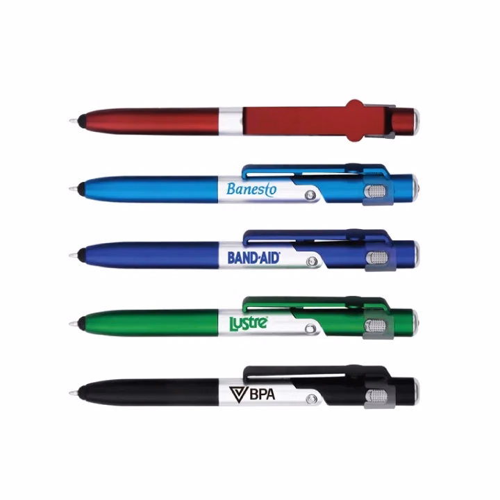 4-in-1 Pen + Phone Stand + Flashlight + Stylus