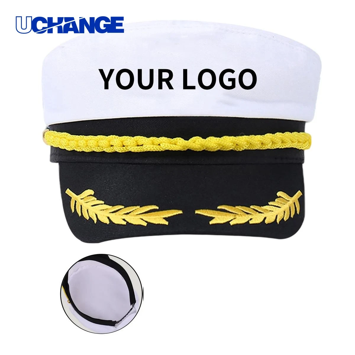 One Size Polyester Boat Hat Headwear for Events 1