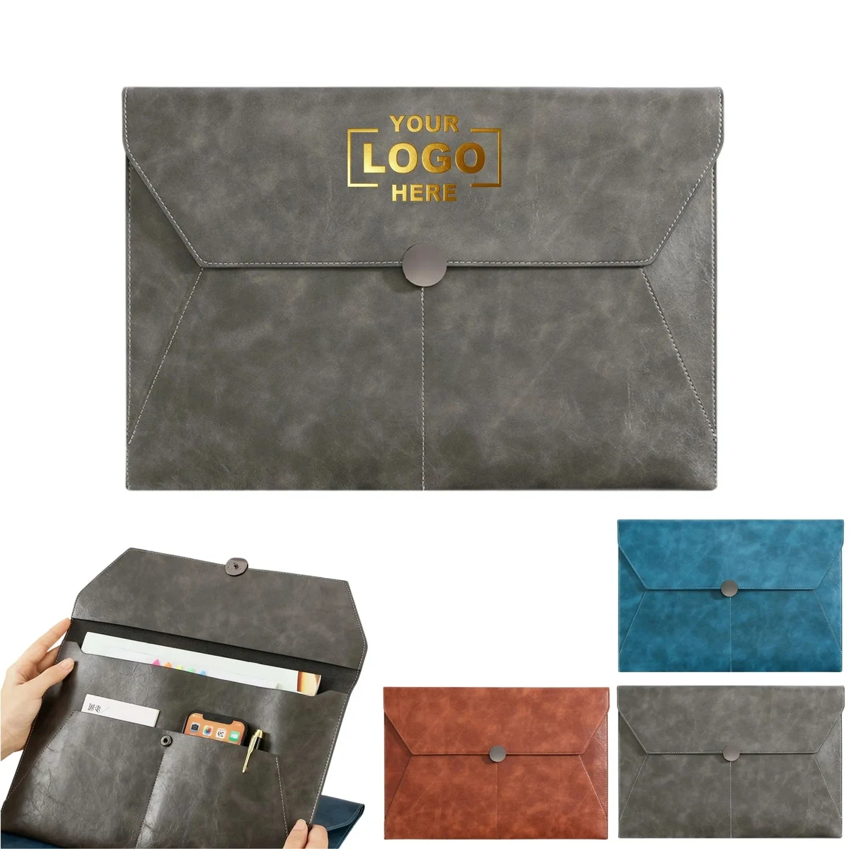 Multi Pocket Large Capacity Business Document Bag 1