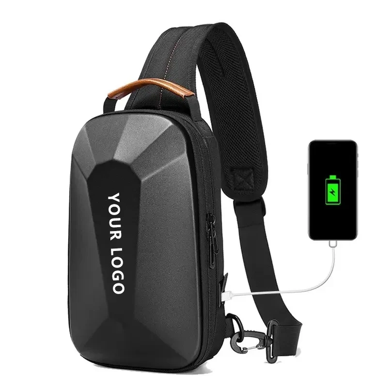 Cool Multi-Faceted Shoulder Bag with USB Charging Port 1