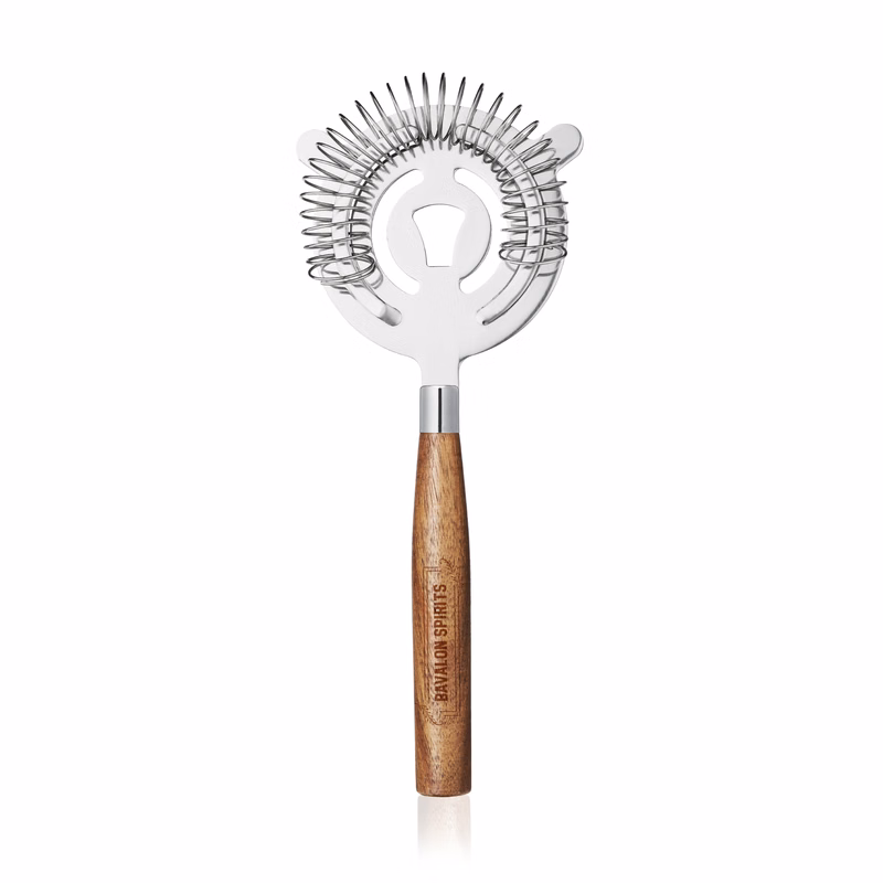 True® Acacia Cocktail Strainer