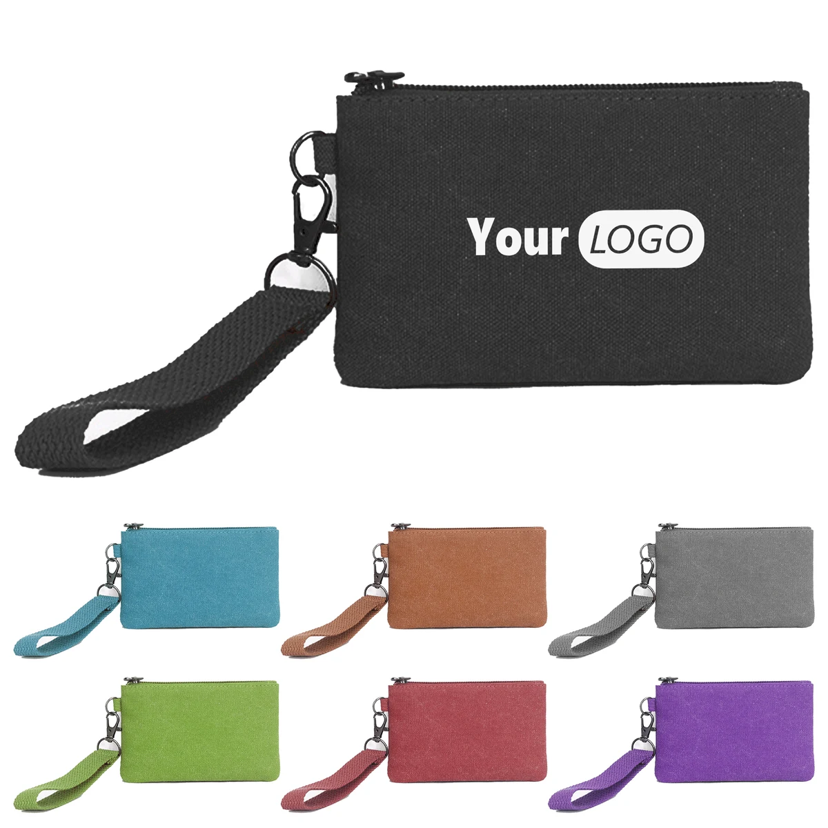 Canvas Stylish Canvas Coin Purse With Custom Options 1