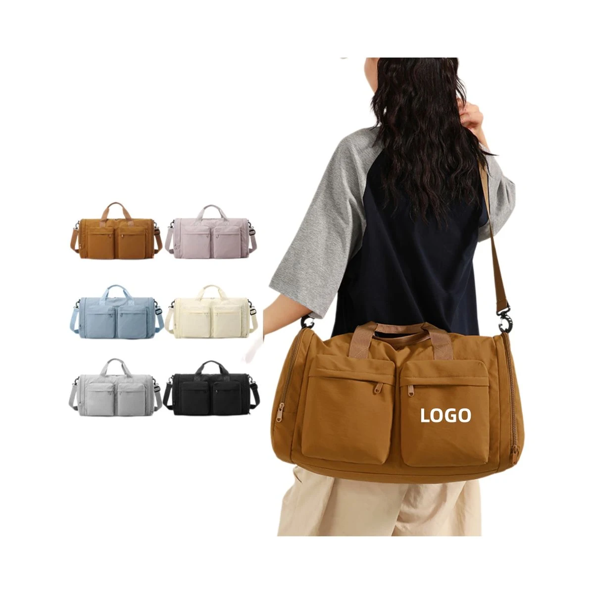 Large Foldable Travel Duffle Bag 1