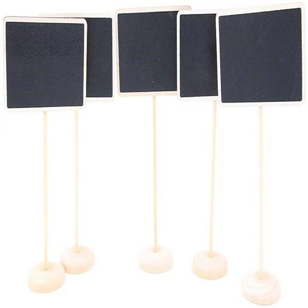 Mini Standing Chalkboard with Base for Message 1
