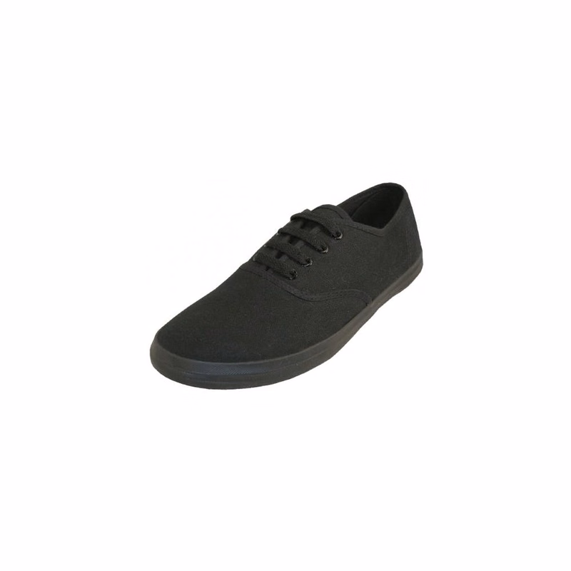Women's Canvas Shoes - Black Sizes 5-10