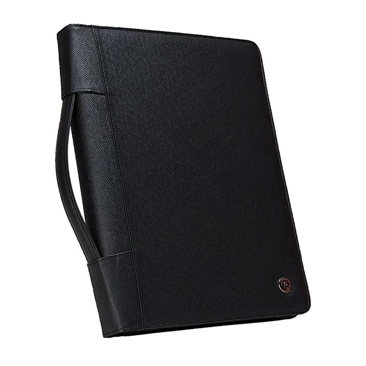 Case-It Executive Zippered Binderfolio - Black 1" 1