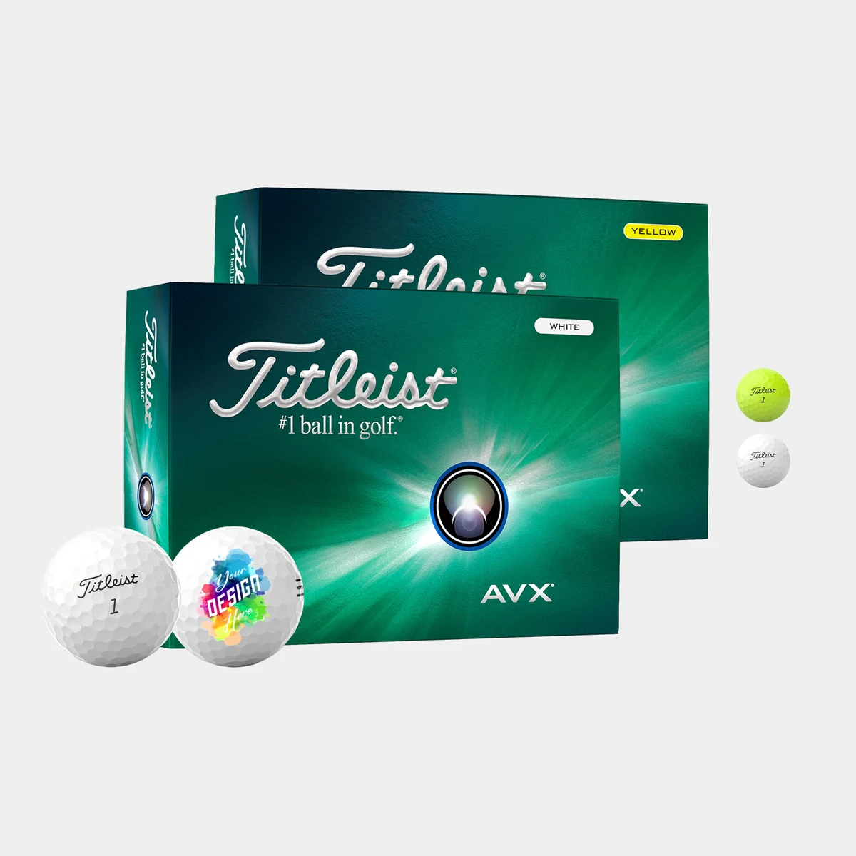 Titleist® 12 Pack AVX Golf Balls 1