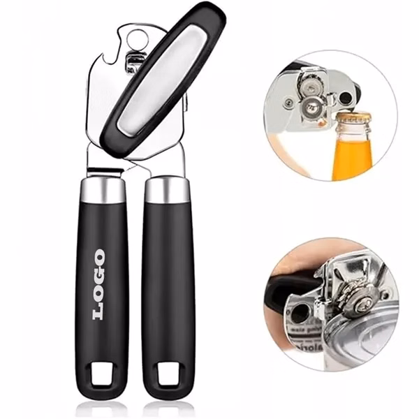 Can Opener Manual Bottle Tools Kitchen for Commutes, Fitness and Travel