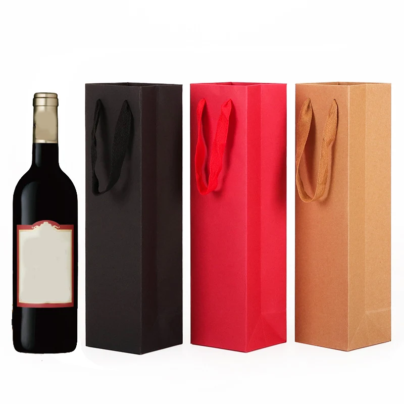 Kraft Wine Bottle Bag 1