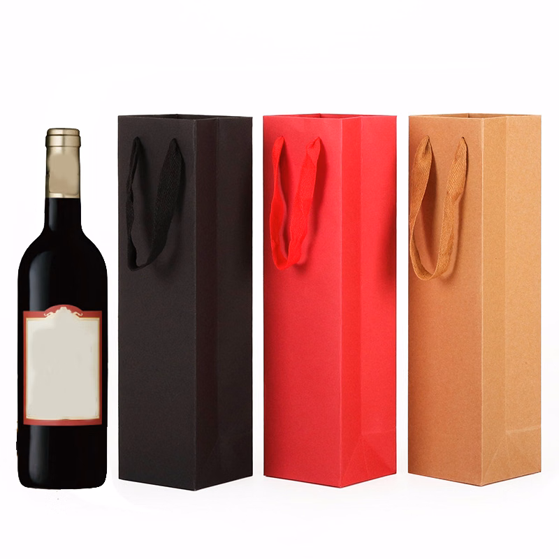 Kraft Wine Bottle Bag