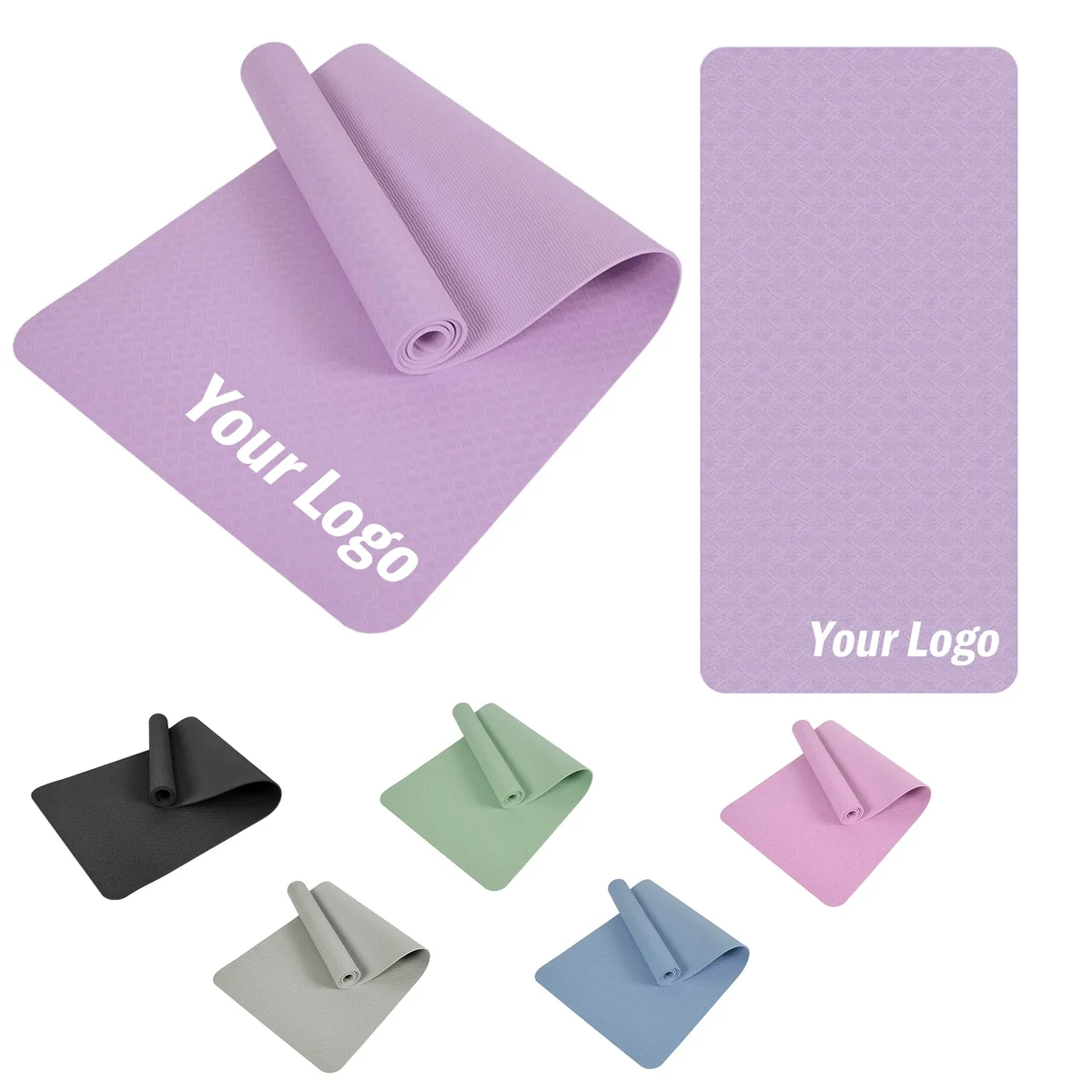 TPE Anti Slip Shock Absorbing Silent Yoga Mat 1
