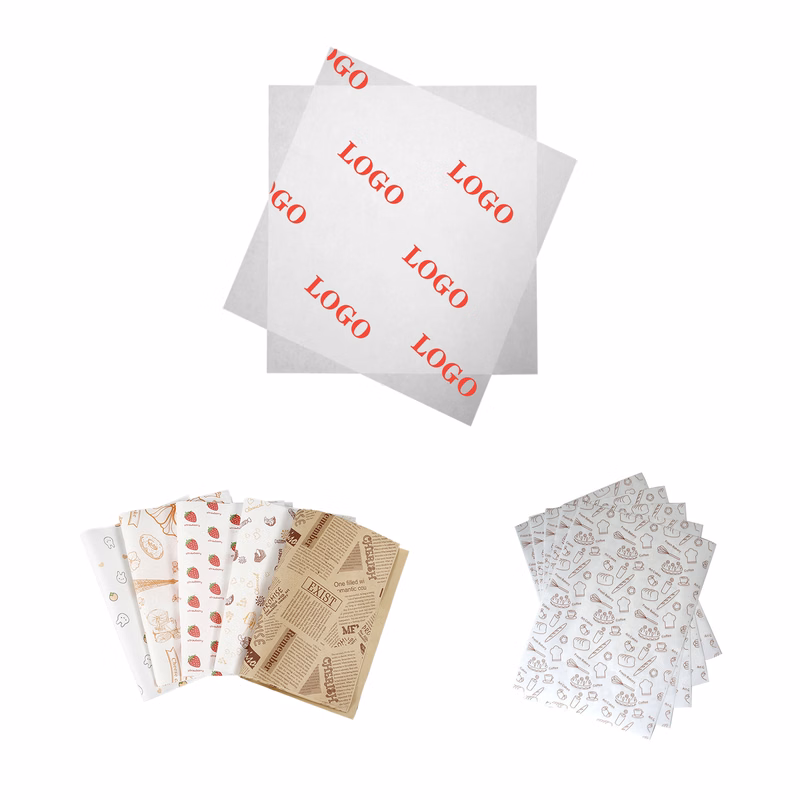 12" x 12" Hamburger Wrappers Greaseproof