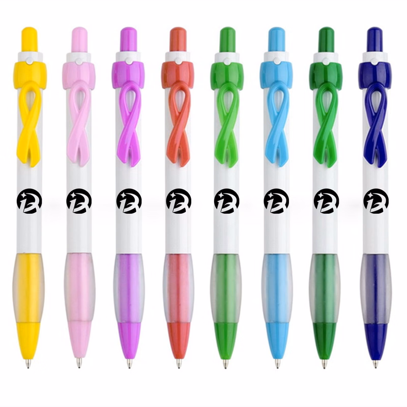 Ribbon Health Cancer Awareness Retractable Ballpoint Pen