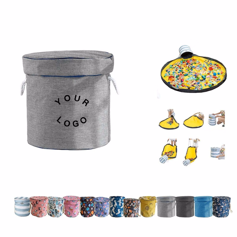 Oxford Toy Storage Bag with Circular Frame