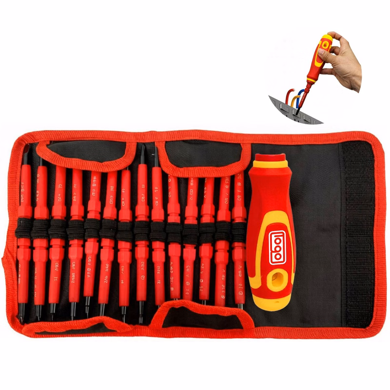 14-in-1 Electrician Insulated Screwdriver Tool Set